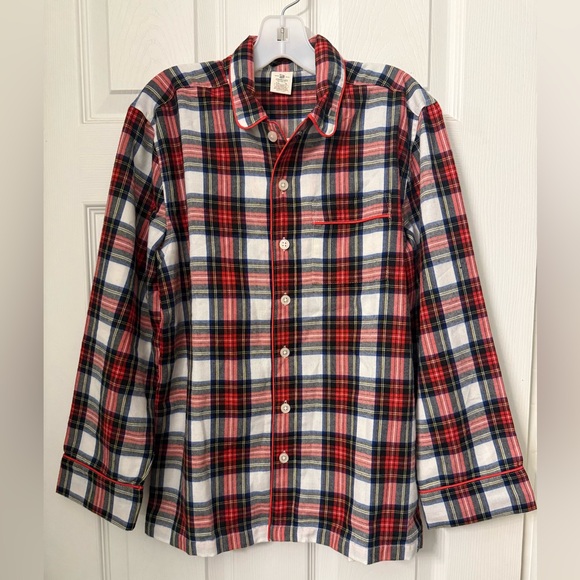 NWT Crewcuts boys flannel pajama top - Picture 1 of 4